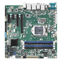Micro ATX Motherboard Intel<sup>®</sup> Xeon<sup>®</sup> E3/ Core™ i7/i5/i3 LGA1151,  6 x COM, Quad LANs, SATA III